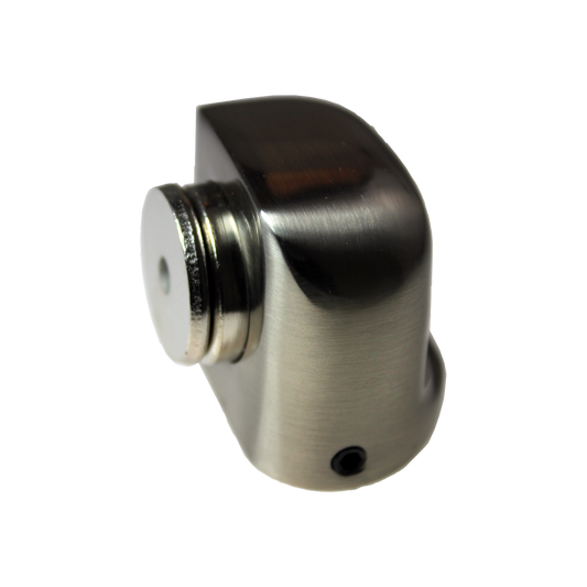 Adoored Satin Chrome Half Moon Magnet Door Stop 38mm Metal Durable - Auzzistore