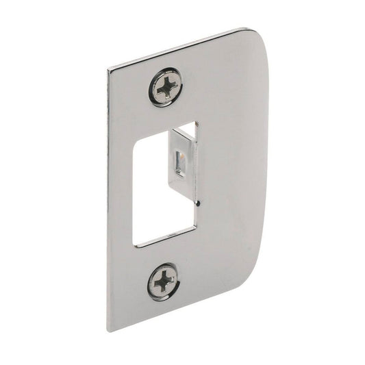 Gainsborough 42mm Bright Chrome D Strike Plate Zinc Durable Security - Auzzistore