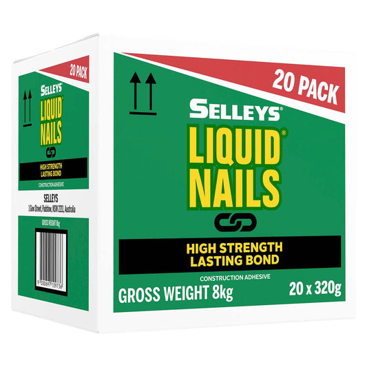 Selleys Liquid Nails - 320g - Polymer - Flexible Paintable Bond