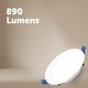 Deta x8 Metal LED Downlight - 92mm - Tri Colour Dimmable - 6W/8W/10W