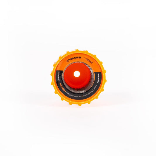 Tradeflame Fitting Brush - 1" - High Carbon Steel - Quick Cleaning - Auzzistore