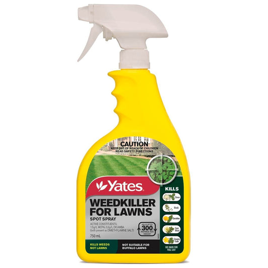 Yates Weedkiller Spot Spray 750ml Liquid Selectively Kills Weeds - Auzzistore