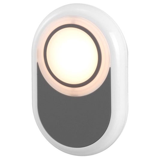 Arlec 240v Pill Plug in LED Night Light - Warm White Glow - Grey - 60mm x 90mm x 60mm – view 2 - Auzzistore
