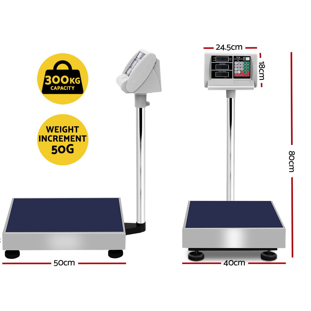 eMAJIN Platform Scale 300KG Digital Scales Electronic Postal Shop Computing | Auzzi Store