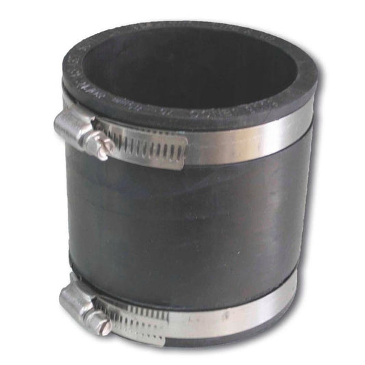 Deks Industries Rubber Joiner - 80mm - EPDM - 2 Clamps - Auzzistore