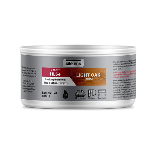 Sikkens 100ml Light Oak Cetol Hlse Timber Finish - Oil Based - Durable - Auzzistore