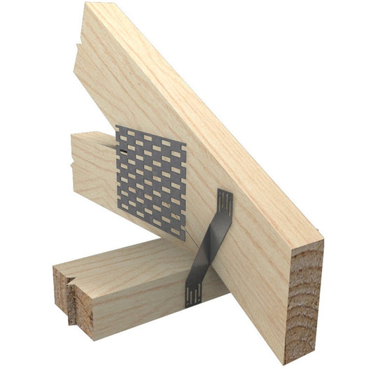 Pryda Truss Tie - 117 x 25mm - Grey - Low Tie-Down Requirement – view 2 - Auzzistore