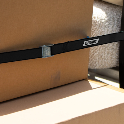 Grunt Pull Tie Down Strap 25mm x 1m Polyester 100kg Capacity 2 Pack