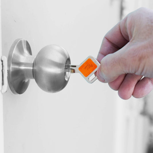 Ehi lw4 Orange Specialty Taggy Key - 55mm x 23mm - Durable Key Blank – view 2 - Auzzistore