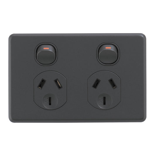 Deta X6 Matt Black Double Power Point - Auzzistore