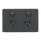 Deta X6 Matt Black Double Power Point