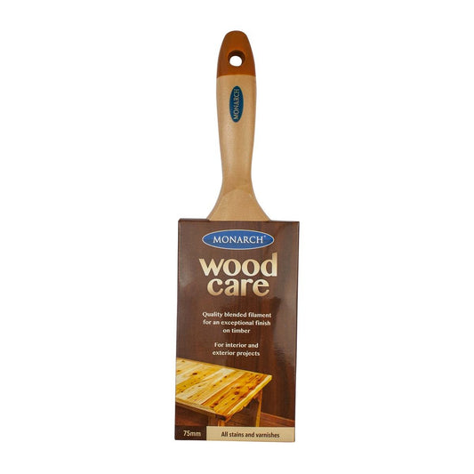 Monarch Woodcare Paint Brush - 75mm - Timber - No Brush Marks - Auzzistore