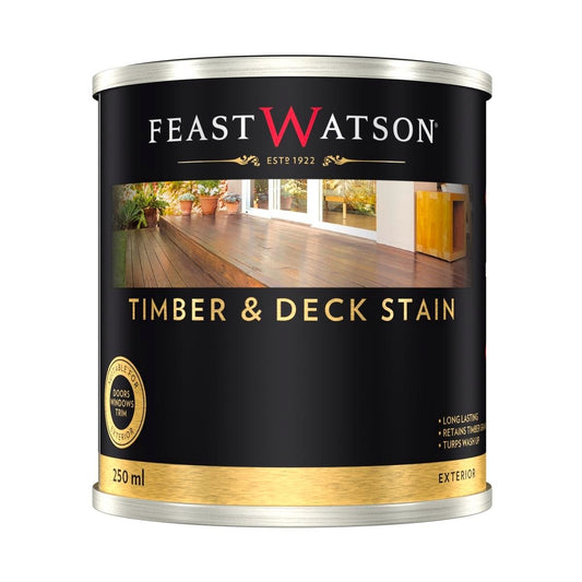Feast Watson Grey Mountain Ash Timber Deck Stain 250ml Rich Colour - Auzzistore