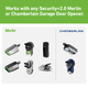 Merlin Wireless Keypad - Garage Door Opener - Plastic - Keyless Entry