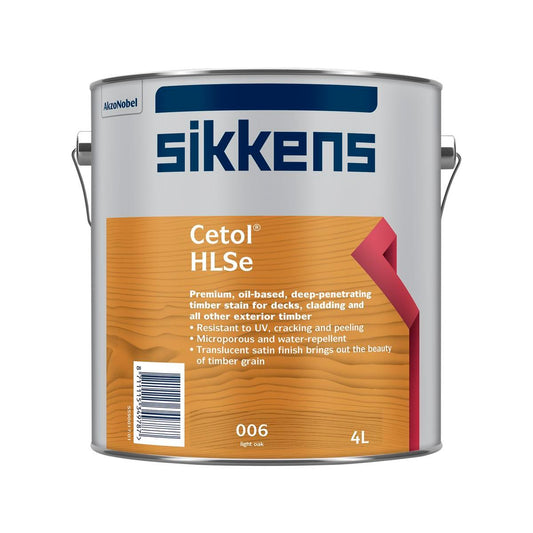 Sikkens Cetol Hlse Timber Finish 4L Light Oak - Oil-Based - Durable UV Resistance - Auzzistore