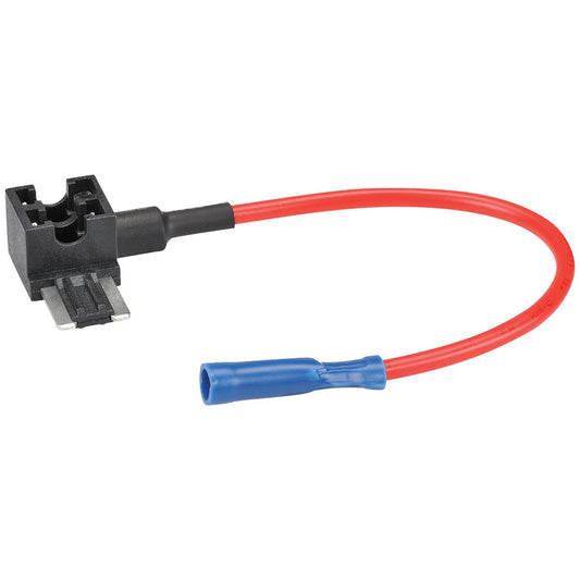 Narva 20A Micro Blade Add a Circuit Fuse Holder 140mm - Black - 5 & 10 Amp Fuses