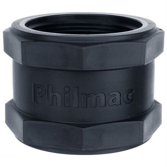 Philmac Threaded Pipe Socket 1/2 Inch Polypropylene High Performance - Auzzistore