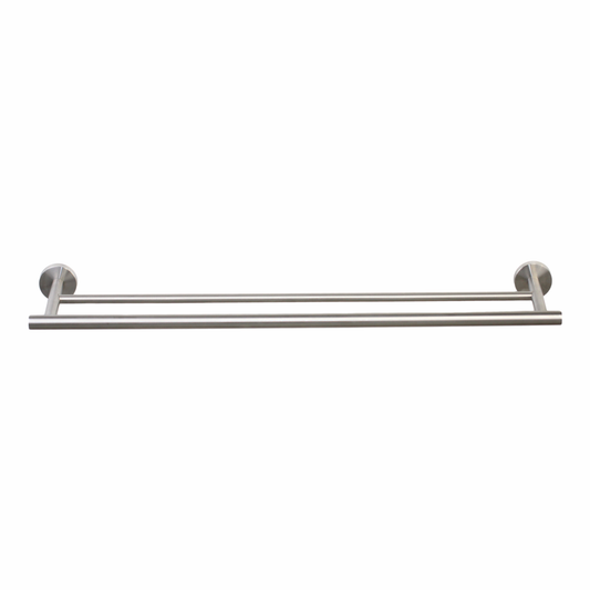 Barelli Toscana Double Towel Bar 90cm - Satin Nickel - Durable Design