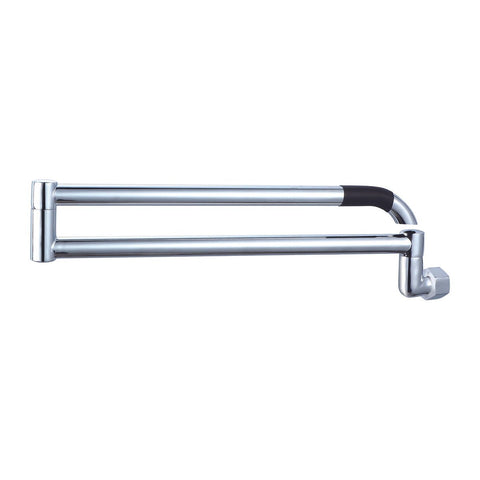 Shaw Mason Chrome Swivel Laundry Arm 600mm - Durable Brass Construction - Auzzistore