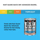 White Knight Rust Guard 1L Advanced Enamel Paint - Neutral Satin - Quick Dry