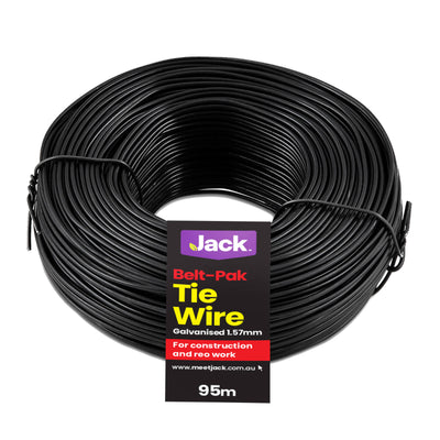 Jack Annealed Tie Wire 1.57mm x 95m Steel Durable Construction