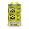 Ryobi 12 Piece Twist Lock Cutting Set - 11 Discs 38mm - Tool-Free Changes