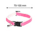 Flamingo Cat Collar - Lined Bright Ziggi - 30cm - 5 Assorted Colours - Adjustable Safety Buckle