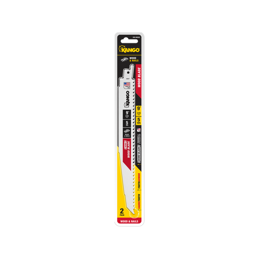Kango 9” Wood Demo Recip Saw Blade 2 Pack - Bimetal - Quick Cuts