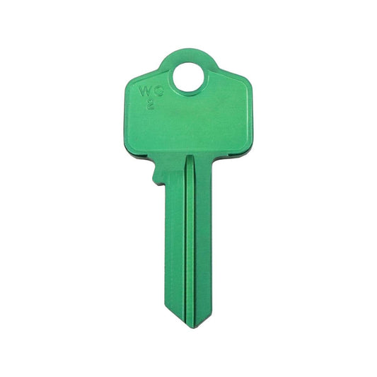 EHI Green Blank Key - 53mm Aluminium Titanium Alloy - Easy To Carry - Auzzistore