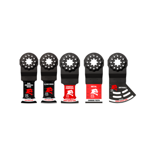 Diablo 5 Piece Starlock Multi Tool Blade Set - 164mm x 27mm x 222mm - Durable Blades – view 2 - Auzzistore