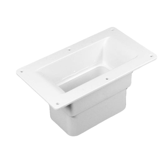 Icon Plastics Dropper Outlet - 100 x 65mm - PVC - Easy Installation - Auzzistore