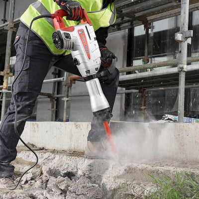 Full Boar Demolition Hammer 1500W 14.2kg 30mm Hex Comfort Grip