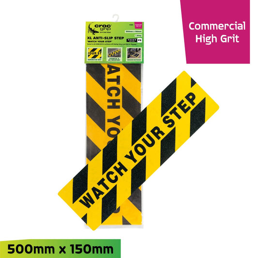 Croc Grip Anti-Slip Step - 500mm x 150mm - Durable - Indoor/Outdoor – view 2 - Auzzistore