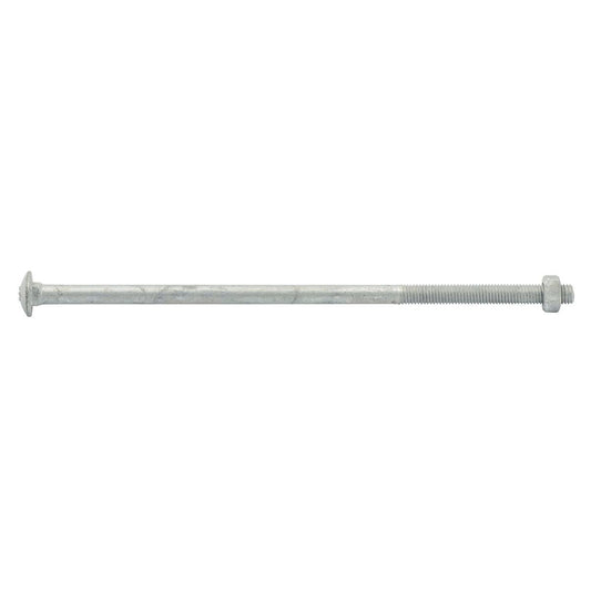 Zenith Cup Head Bolt - M10 x 260mm - Hot Dipped Galvanised - Rust Resistant - Auzzistore