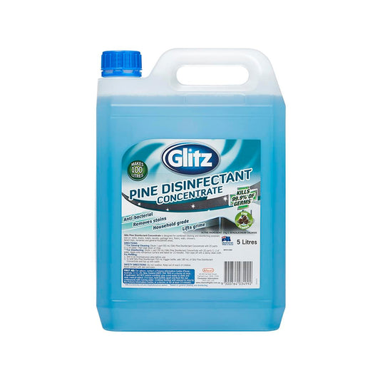 Glitz Pine Disinfectant - 5L HDPE Plastic - Kills 99.9% Germs