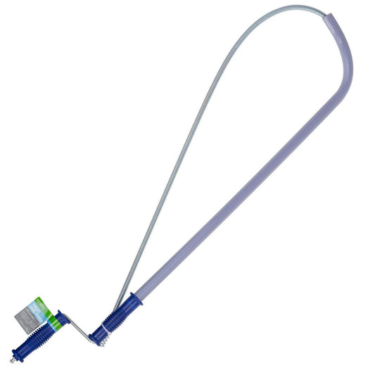 Kinetic Toilet Auger - 10mm x 150cm - Heavy Duty Carbon Steel - Clog Remover