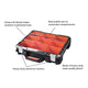 Tactix 9 Compartment Organiser - 432mm PC PP - Heavy Duty Storage