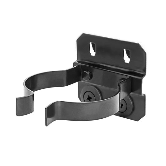 Pinnacle Large Black Gloss Heavy Duty Pegboard Tool Clip 4 Pack - 50mm x 70mm