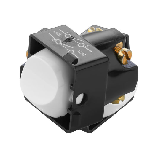 Deta Double Pole Switch Mechanism - 10A Polycarbonate - Reliable Design - Auzzistore