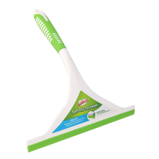 Sabco Soft Grip Window Squeegee - 23.5cm - TPR Rubber - Streak-Free