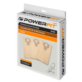 Powerfit Workshop Vacuum Dust Bag 3 Pack - 35-40L Capacity - Durable