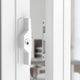 Rolltrak White Sliding Patio Door Keyed Lock Set - 200mm Alloy - Secure