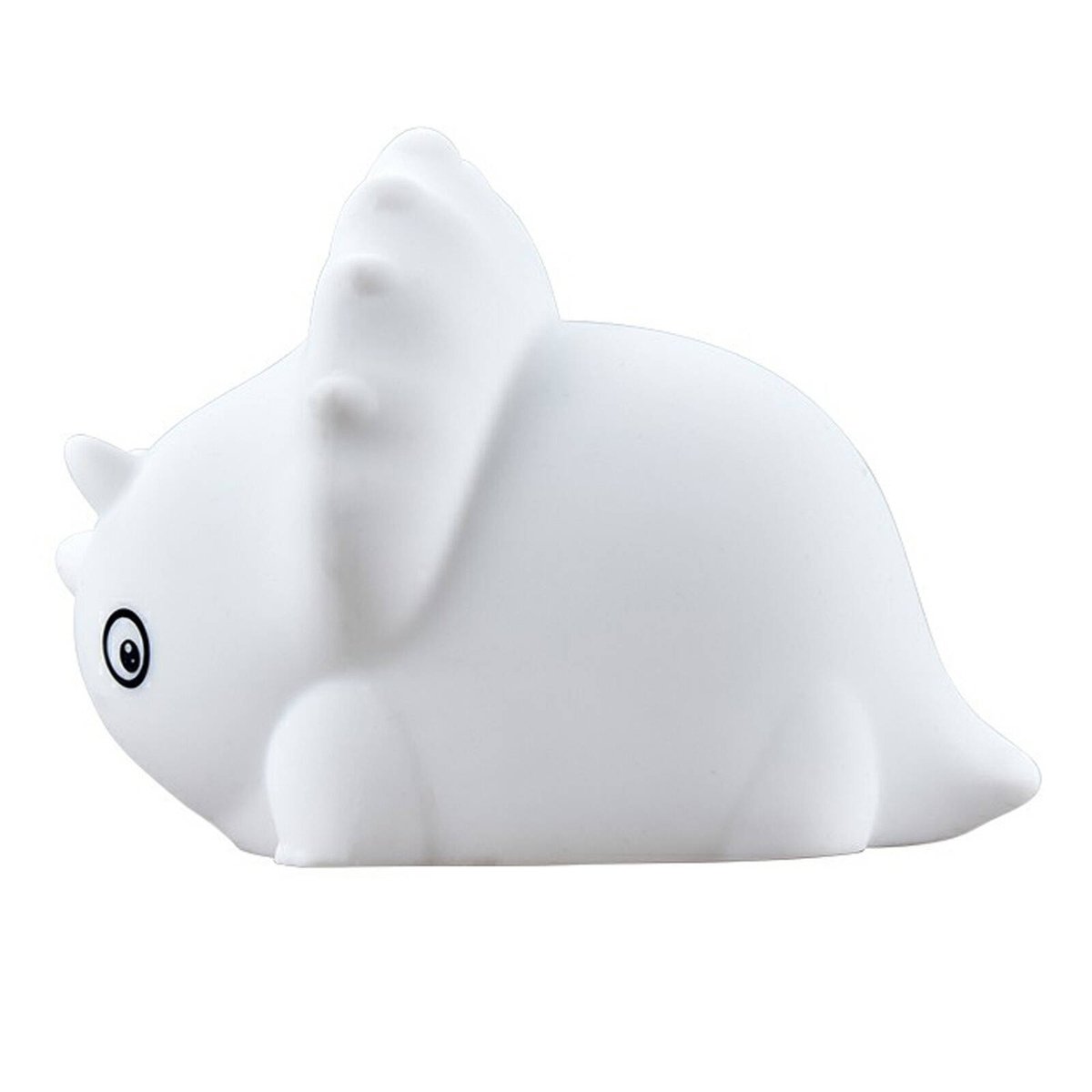 Triceratops Silicone Rechargeable Night Light - 144mm x 104mm x 108mm - Portable Touch Control