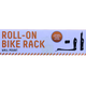 Storease Wall Storage System Roll on Bike Rack - Black - 670mm x 130mm x 110mm - Wall-Mountable - Adjustable Arm