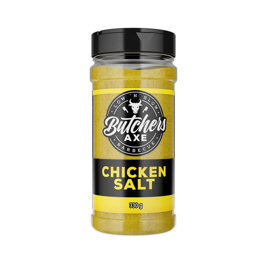 Butchers Axe Chicken Salt BBQ Rub 330g - Gluten Free - Vegan Friendly - Versatile Seasoning
