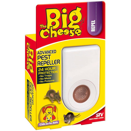 The Big Cheese Advanced Pest Repeller - 135mm x 74mm - Cardboard - Indoor Use - Auzzistore