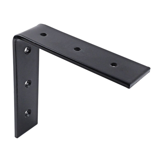 Carinya Heavy Duty Angle Bracket 150 x 150mm - Black - 150kg Load Capacity - Auzzistore