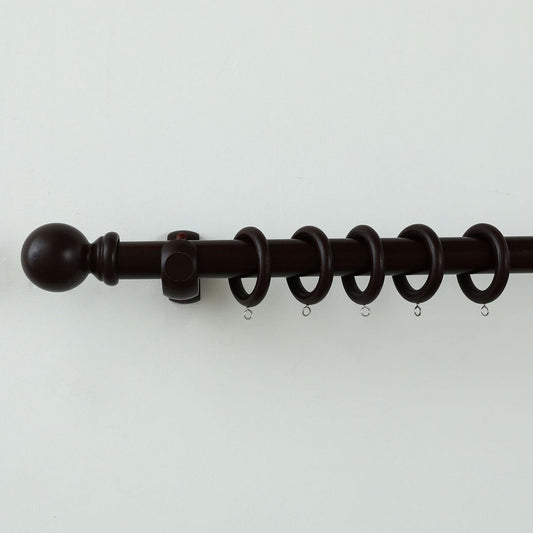 Windoware Curtain Rings - 33mm - Walnut - 5 Pack – view 2 - Auzzistore