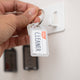 Taskmaster Clear Key Tags - 50 Pack - 56x29x6mm - Easy Labelling