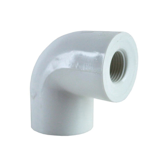 Holman 15mm PVC Faucet Elbow 90 Degree White Durable Connection - Auzzistore